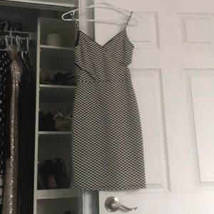 Black and white dress - cutout sides
